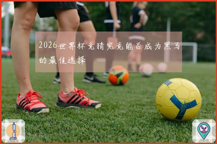 2026世界杯竞猜究竟能否成为黑马的最佳选择