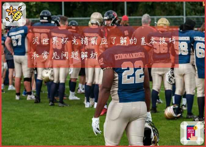 买世界杯竞猜前应了解的基本技巧和常见问题解析